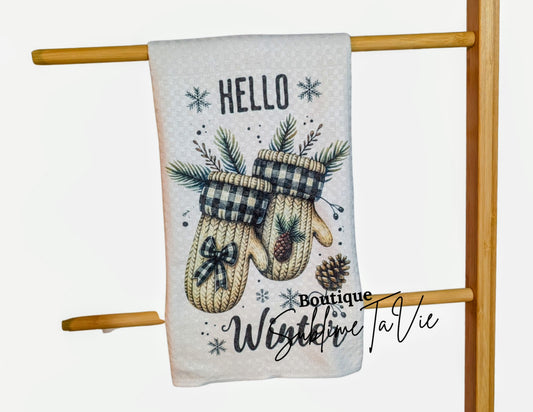 Serviette de cuisine mitaine