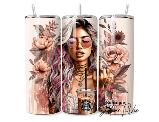 Tumbler femme café