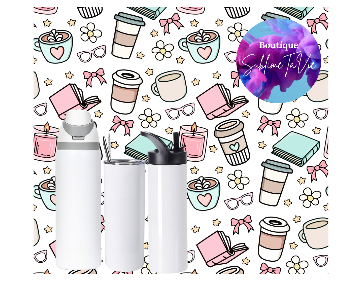 Tasse isotherme livre et café