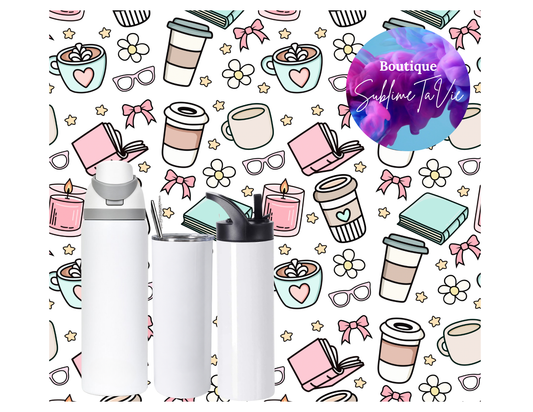 Tasse isotherme livre et café