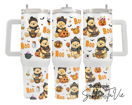 Tumbler 40oz ourson automne