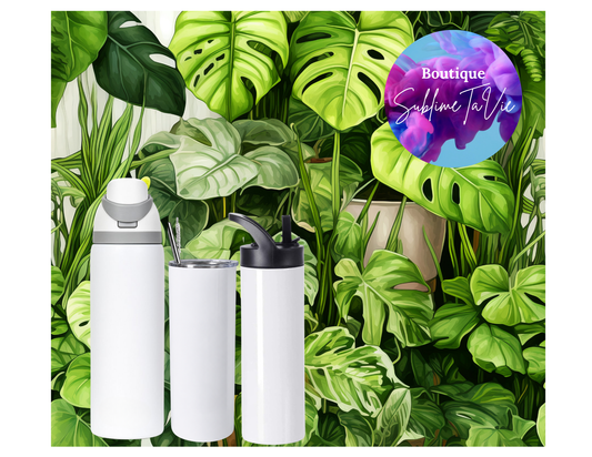 Tasse isotherme plantes