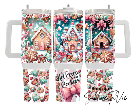 Tumbler 40oz cookies