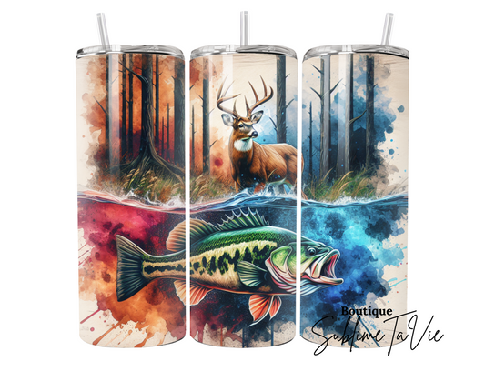 Tumbler chasse et pêche