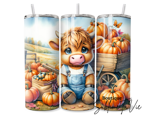 Tumbler vache automne