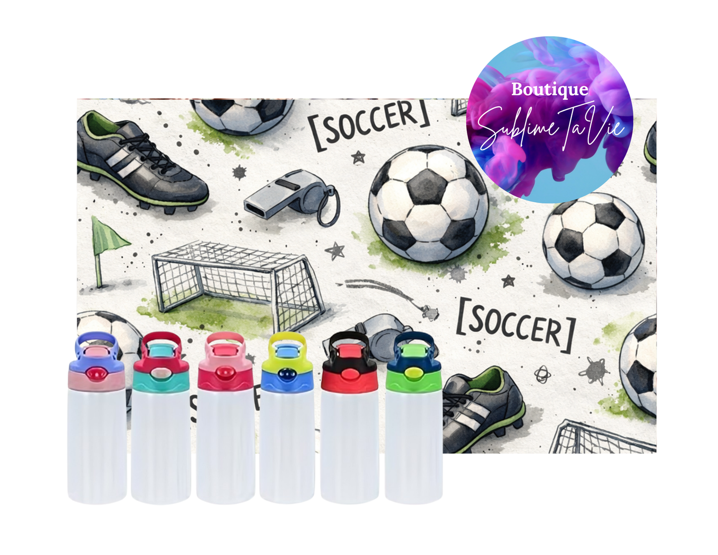 Tasse isotherme enfant soccer