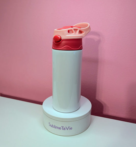 Tumbler 16oz rose foncé et rose pâle