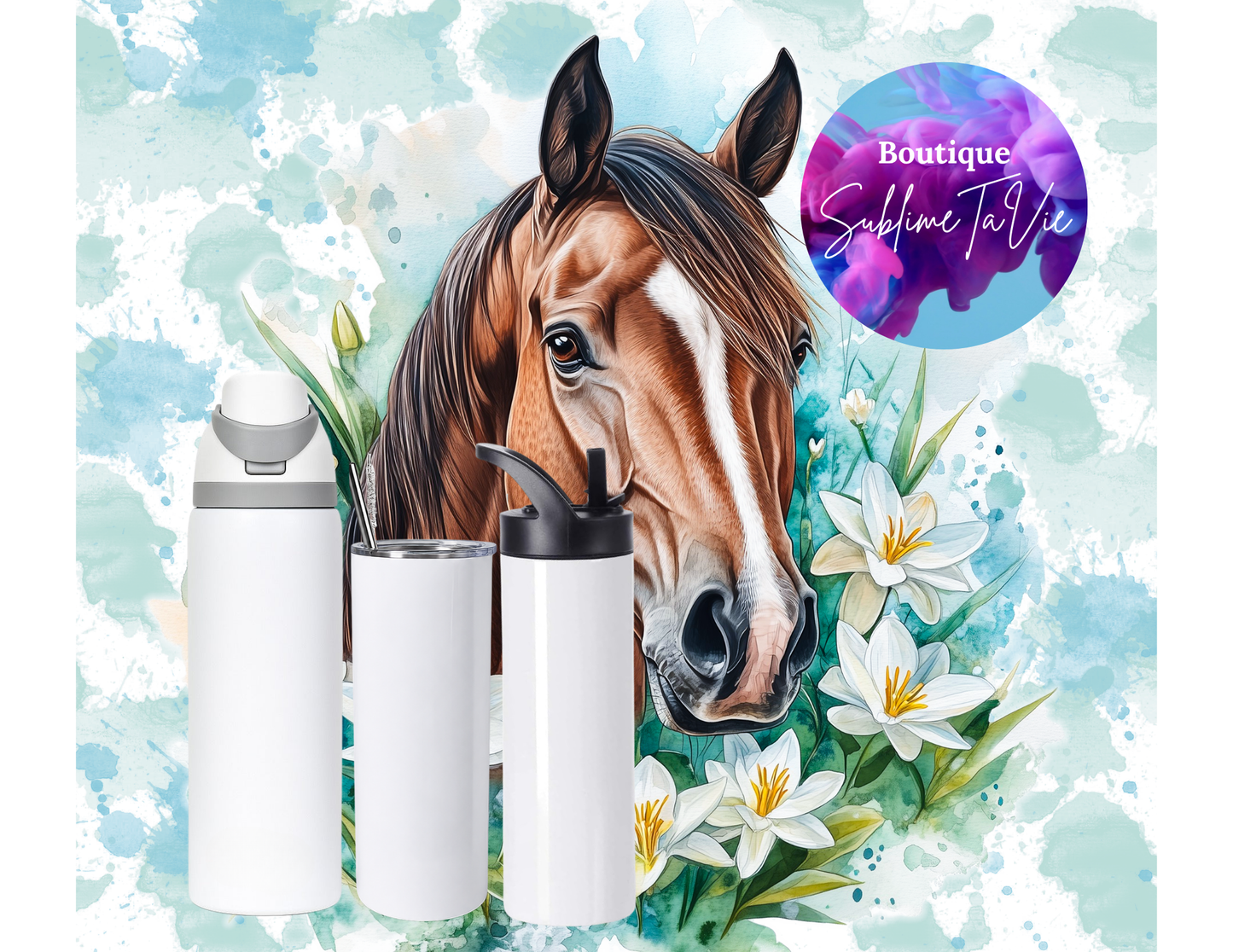 Tasse isotherme cheval
