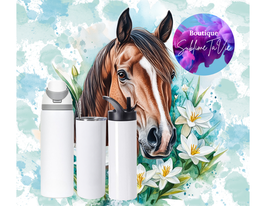 Tasse isotherme cheval