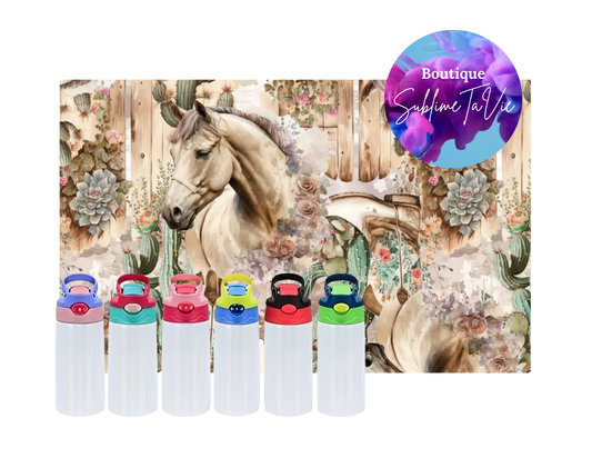 Tasse isotherme enfant cheval