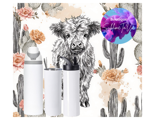 Tasse isotherme vache Highland