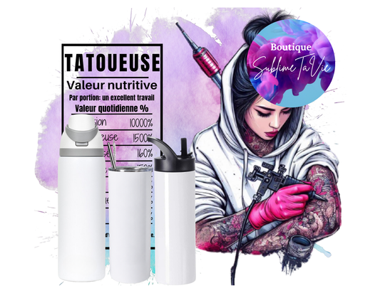Tasse isotherme tatoeuse
