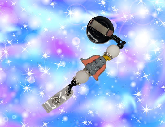 Porte badge éléphant