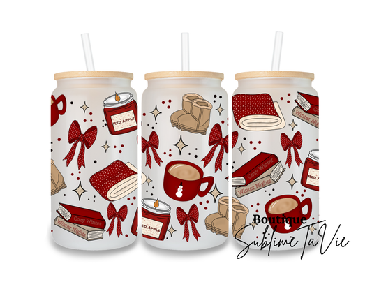 Gobelet givrée cocooning hivernale