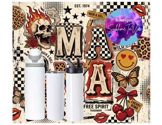 Tasse isotherme maman rebelles