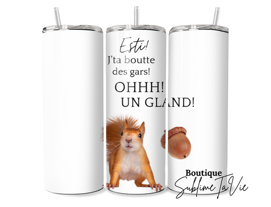 Tumbler histoire de fille humoristique