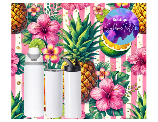 Tasse isotherme Hawaï fruité