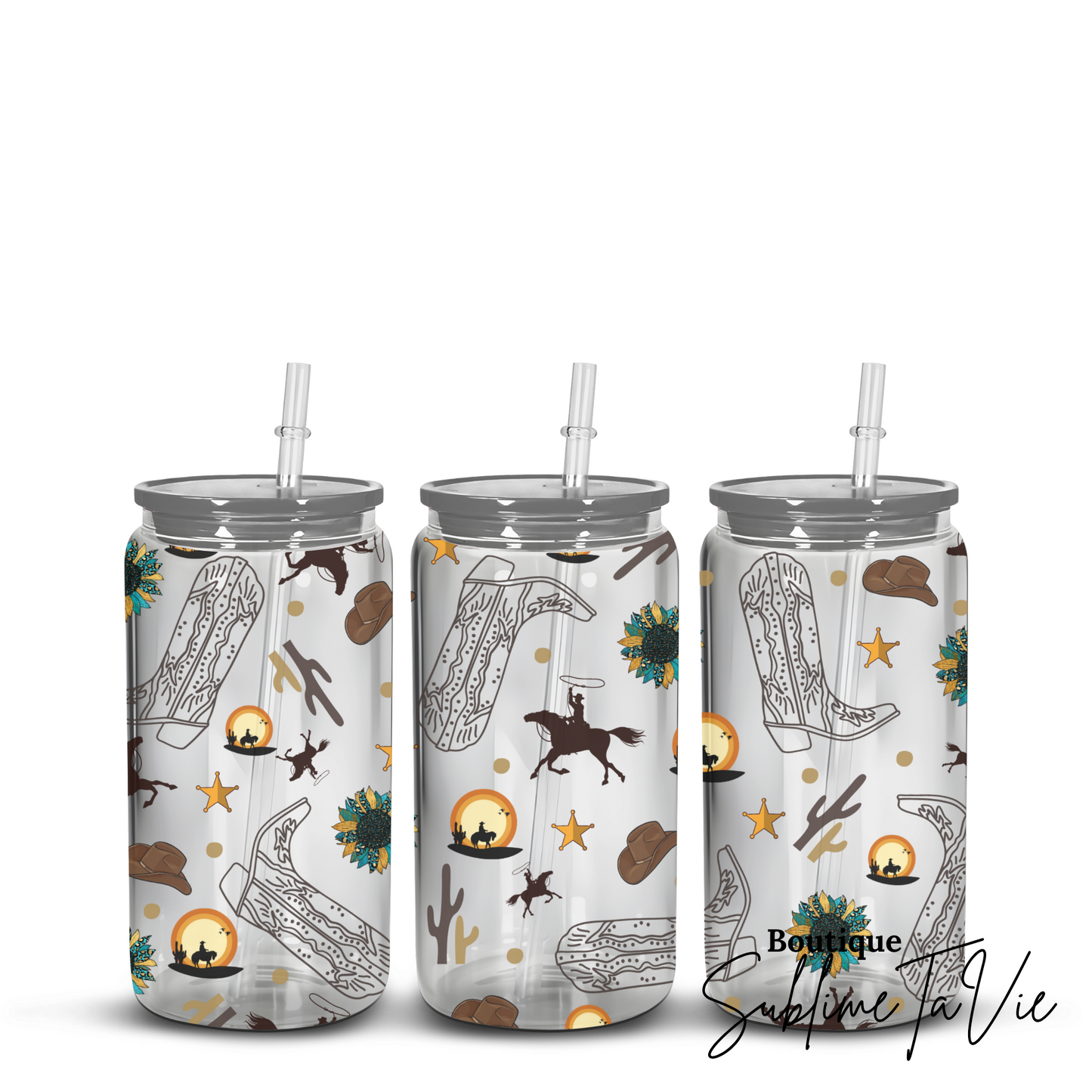 Gobelet plastique western