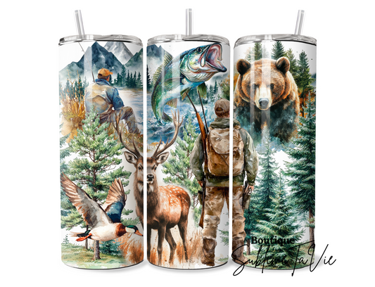 Tumbler chasse et pêche