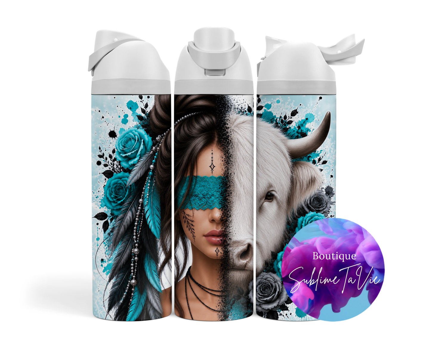 Tasse isotherme Owa - Femme vache