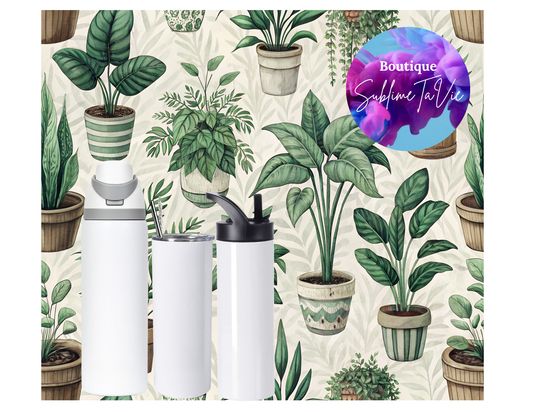 Tasse isotherme plante