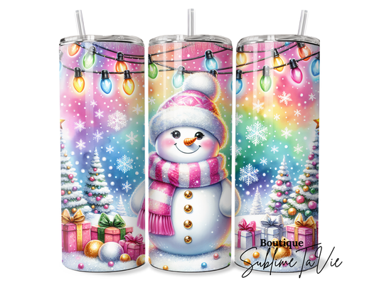 Tumbler homme de neige