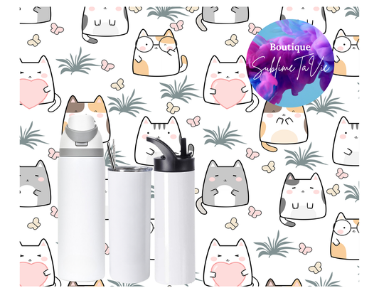 Tasse isotherme chats