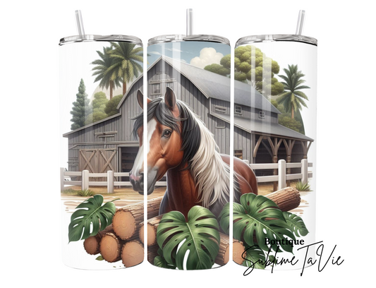 Tumbler cheval